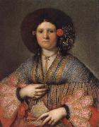 Girolamo Forabosco Portrait of a Venetian Lady oil painting reproduction